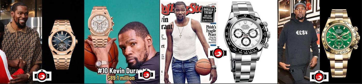 Kevin Durant's Impressive Watch Collection: A Glimpse into the NBA Star's Timepiece Obsession